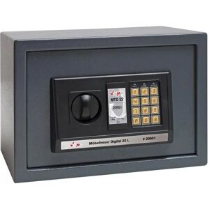 Dema Coffre fort de bureau 350 x 250 x 250 mm - 22 L - avec ancrages - Publicité Dema Coffre fort de bureau 350 x 250 x 250 mm - 22 L - avec ancrages - Publicité