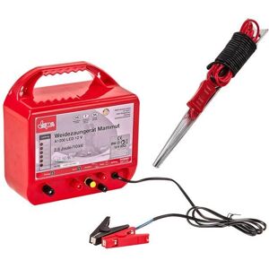 Dema Mammut A1200 LED 12 V - 2,5 J energiseur de clôture - Publicité Dema Mammut A1200 LED 12 V - 2,5 J energiseur de clôture - Publicité