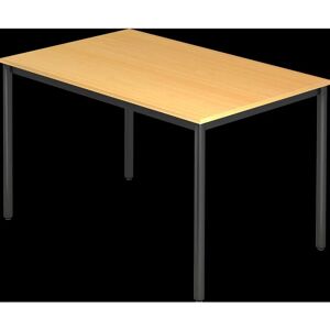 Table de conférence Hammerbacher VDR12 - Bois FSC, Cadre en acier, 120x80 cm - Publicité Table de conférence Hammerbacher VDR12 - Bois FSC, Cadre en acier, 120x80 cm - Publicité