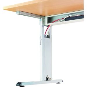 hjh OFFICE PRO MEGA 82 S Bureau réglable - Argent/Gris - Hauteur ajustable - Publicité hjh OFFICE PRO MEGA 82 S Bureau réglable - Argent/Gris - Hauteur ajustable - Publicité