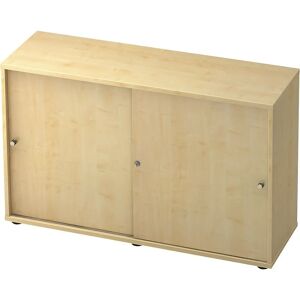 Armoire à portes coulissantes en érable avec serrure - Meuble de rangement Armoire à portes coulissantes en érable avec serrure - Meuble de rangement