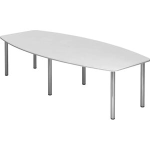 Hammerbacher Konferenztisch KT28C Weiß - Höhenverstellbar Hammerbacher Konferenztisch KT28C Weiß - Höhenverstellbar