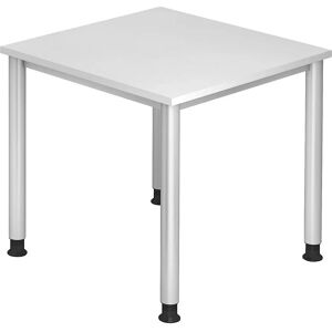 Bureau réglable Kaiserkraft - Blanc, 80x80cm - Mobilier de bureau - Publicité Bureau réglable Kaiserkraft - Blanc, 80x80cm - Mobilier de bureau - Publicité