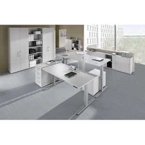KaiserKraft UPLINER-2.0 - Escrivaninha de pé, elétrica, 1600mm, Decor de faia - Escrivaninha de pé KaiserKraft UPLINER-2.0 - Escrivaninha de pé, elétrica, 1600mm, Decor de faia - Escrivaninha de pé