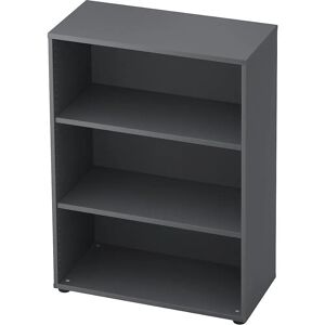 Eurokraft pro ANNY - Büroregal, 2 Böden, 1100x800x400mm, Graphit Eurokraft pro ANNY - Büroregal, 2 Böden, 1100x800x400mm, Graphit