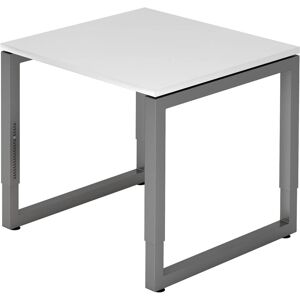 HAMMERBACHER Unni SE1 Bureau Réglable Blanc Gris 80x80cm - Publicité HAMMERBACHER Unni SE1 Bureau Réglable Blanc Gris 80x80cm - Publicité