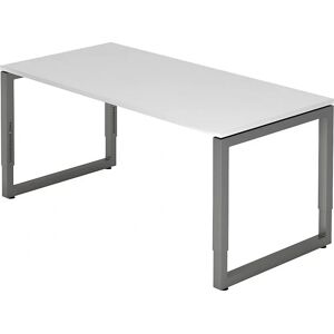 Eurokraft Pro Anny Bureau en Cadre d'Acier Carré Blanc/Graphite - Bureau - Publicité Eurokraft Pro Anny Bureau en Cadre d'Acier Carré Blanc/Graphite - Bureau - Publicité