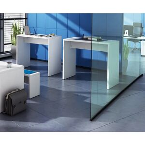 Hammerbacher Stehtisch MP 120 Weiß - Rechteckiger Bürotisch Hammerbacher Stehtisch MP 120 Weiß - Rechteckiger Bürotisch