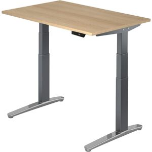 hjh OFFICE PRO XBHM 12 GC Schreibtisch - Höhenverstellbar - 120x80 - Eiche hjh OFFICE PRO XBHM 12 GC Schreibtisch - Höhenverstellbar - 120x80 - Eiche