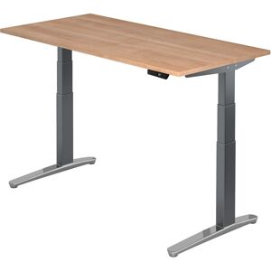Hammerbacher Elektrischer Höhenverstellbarer Schreibtisch - Walnuss 160x80cm Hammerbacher Elektrischer Höhenverstellbarer Schreibtisch - Walnuss 160x80cm