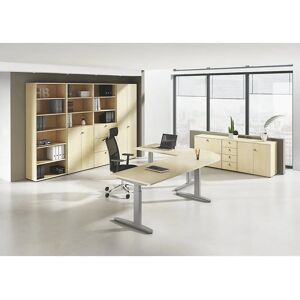 HAMMERBACHER Verbindungsplatte - Höhenverstellbar Trapezform - Büro/Home HAMMERBACHER Verbindungsplatte - Höhenverstellbar Trapezform - Büro/Home