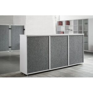Kaiserkraft ANNY-AC - Akustischer Schiebetürschrank - Schalldämmende Rückwand Kaiserkraft ANNY-AC - Akustischer Schiebetürschrank - Schalldämmende Rückwand