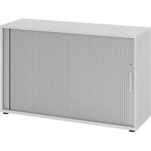 Armoire à volet HAMMERBACHER gris clair - Rangement, Étagère réglable Armoire à volet HAMMERBACHER gris clair - Rangement, Étagère réglable
