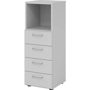 Eurokraft Pro RENATUS Armoire de rangement - Ouvert + 4 tiroirs - Publicité Eurokraft Pro RENATUS Armoire de rangement - Ouvert + 4 tiroirs - Publicité