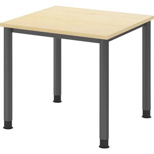 Kaiserkraft Escrivaninha - Altura ajustável, Grafite / Bordo - Escrivaninha Kaiserkraft Escrivaninha - Altura ajustável, Grafite / Bordo - Escrivaninha