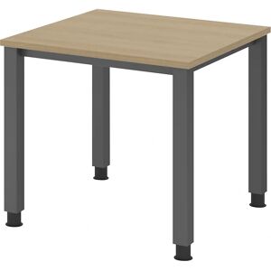 Bureau réglable en hauteur en chêne gris - Bureau - Publicité Bureau réglable en hauteur en chêne gris - Bureau - Publicité