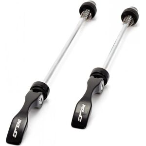 XLC Bike Quick Clamp Set - Front/Rear Aluminum - Black XLC Bike Quick Clamp Set - Front/Rear Aluminum - Black