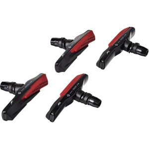 XLC BS-V03 Bremsbeläge - 4 Stück, 72mm, Schwarz/Rot - Bremsbeläge XLC BS-V03 Bremsbeläge - 4 Stück, 72mm, Schwarz/Rot - Bremsbeläge