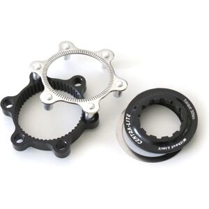 XLC BR-X62 Centerlock Brake Disc Adapter - Black/Silver XLC BR-X62 Centerlock Brake Disc Adapter - Black/Silver