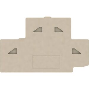 Weidmüller PAP PDK 2.5/4 Plato final - End plate Weidmüller PAP PDK 2.5/4 Plato final - End plate