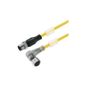 Weidmüller SAIL-M12GM12W-4-3LW1.5UGE - Signalkabel - 1,5 m - Schwarz, Transparent, Gelb Weidmüller SAIL-M12GM12W-4-3LW1.5UGE - Signalkabel - 1,5 m - Schwarz, Transparent, Gelb