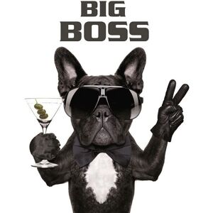 BÖNNINGHOFF - Big Boss - 46x61x2 cm - schwarz - Leinwandbild BÖNNINGHOFF - Big Boss - 46x61x2 cm - schwarz - Leinwandbild