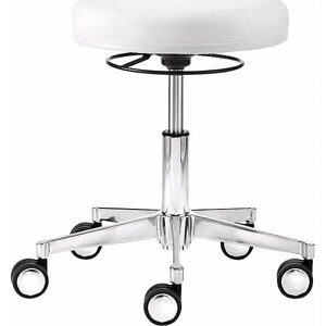 Tabouret de Bureau Mayer - Réglable & Pivotant - Blanc - Siège de Bureau - Publicité Tabouret de Bureau Mayer - Réglable & Pivotant - Blanc - Siège de Bureau - Publicité