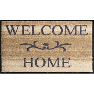 Kleen-Tex Bienvenue Chez Vous Tapis d'Entrée Beige - Tapis Rectangulaire d'Intérieur - Publicité Kleen-Tex Bienvenue Chez Vous Tapis d'Entrée Beige - Tapis Rectangulaire d'Intérieur - Publicité