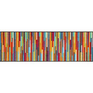 Kleen-Tex Mikado Stripes Washable Door Mat - Modern Multi-color Design Kleen-Tex Mikado Stripes Washable Door Mat - Modern Multi-color Design