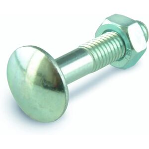 SUKI - Vis en acier zingué M5 x 40 mm avec tête carrée et collier - Lot de 50 - Publicité SUKI - Vis en acier zingué M5 x 40 mm avec tête carrée et collier - Lot de 50 - Publicité