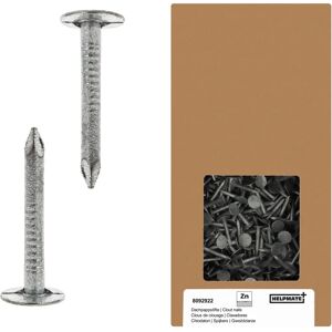 Helpmate Modello 8092922 Chiodi - Zincati per Tetto, Plastica, Ardesia - 16mm Helpmate Modello 8092922 Chiodi - Zincati per Tetto, Plastica, Ardesia - 16mm