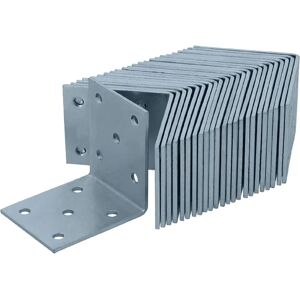 Helpmate Support d'angle en acier - 50x50x40 - Zinc - Publicité Helpmate Support d'angle en acier - 50x50x40 - Zinc - Publicité