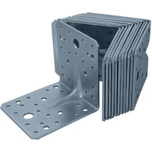 Helpmate - 8099978 - Supporto angolare resistente 100x100x90mm con nervatura - 12 pezzi Helpmate - 8099978 - Supporto angolare resistente 100x100x90mm con nervatura - 12 pezzi