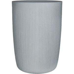 SCHEURICH Jarrón de plantas Linetto gris - Maceta de plástico duradera SCHEURICH Jarrón de plantas Linetto gris - Maceta de plástico duradera