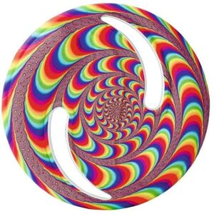 Moses Flexibele Multicolor Frisbee - Buitenrecreatie - 22cm Moses Flexibele Multicolor Frisbee - Buitenrecreatie - 22cm