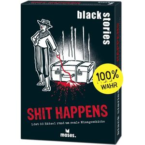 moses. Verlag GmbH Black Stories Shit Happens - Puzzle Series - Publicité moses. Verlag GmbH Black Stories Shit Happens - Puzzle Series - Publicité