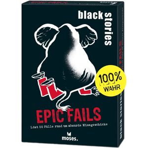 moses Verlag GmbH Black Stories Epic Fails - Partyspiel moses Verlag GmbH Black Stories Epic Fails - Partyspiel