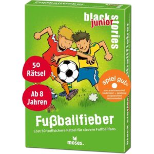 Black Stories Junior - Fußball Stories - 50 Riddles for Clever Soccer Fans - Card Game for Kids 8+ - Sports Puzzle Black Stories Junior - Fußball Stories - 50 Riddles for Clever Soccer Fans - Card Game for Kids 8+ - Sports Puzzle