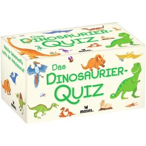 Moses MOS90376 - Dinosauriërs Quiz Kaartspel - 2-5 spelers - vanaf 8 jaar Moses MOS90376 - Dinosauriërs Quiz Kaartspel - 2-5 spelers - vanaf 8 jaar