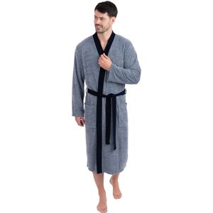 WEWO FASHION 2726 Navy Muster Kimono-Bademantel - Bademantel WEWO FASHION 2726 Navy Muster Kimono-Bademantel - Bademantel