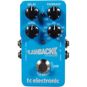 TC Electronic Flashback 2 Delay Guitar Effect - Blue TC Electronic Flashback 2 Delay Guitar Effect - Blue