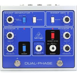Behringer Dual-Phase Effects Pedal - Classic 70s Phaser with 12 Optocouplers Behringer Dual-Phase Effects Pedal - Classic 70s Phaser with 12 Optocouplers