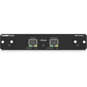 No Name Klark Teknik Dn32-Dante - Scheda di espansione audio No Name Klark Teknik Dn32-Dante - Scheda di espansione audio