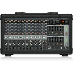 Behringer PMP2000D Audio Mixer - 14 Channels, 2000W, Klark FX Behringer PMP2000D Audio Mixer - 14 Channels, 2000W, Klark FX