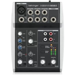 Behringer Xenyx 502S - Audio Mixer - Compact, 5 channels, USB Behringer Xenyx 502S - Audio Mixer - Compact, 5 channels, USB