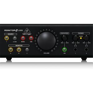 Behringer Monitor2usb 15 W Svart - Studiomonitorkontroller Behringer Monitor2usb 15 W Svart - Studiomonitorkontroller