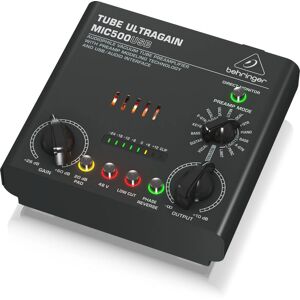 Behringer MIC500USB Vacuum Tube Microphone Preamp - Studio & Live Behringer MIC500USB Vacuum Tube Microphone Preamp - Studio & Live