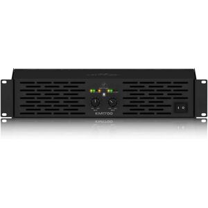 Behringer KM1700 - 1700W Stereo Power Amplifier - Performance/Stage Black Behringer KM1700 - 1700W Stereo Power Amplifier - Performance/Stage Black