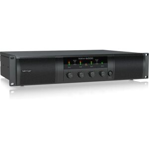 Behringer NX4-6000 Power Amplifier - 4-kanaler, 6000W, Svart Behringer NX4-6000 Power Amplifier - 4-kanaler, 6000W, Svart