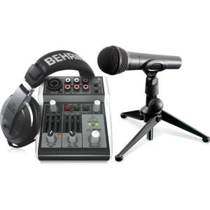 Behringer PODCASTUDIO 2 USB Kit - Recording Studio for Podcasts & Audio Behringer PODCASTUDIO 2 USB Kit - Recording Studio for Podcasts & Audio